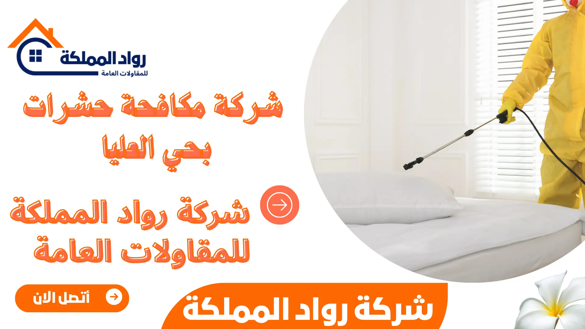 شركة مكافحة حشرات بحي العليا